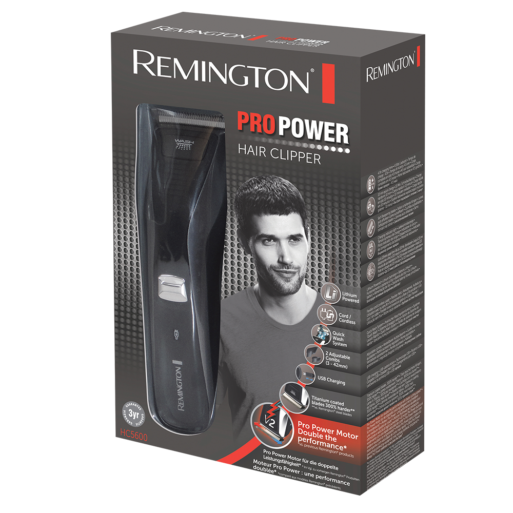 Remington HC5600 Pro Power Hair Clipper Remington